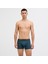 Erkek Düz Renk 5'li Boxer Paketi - Blue 2