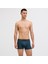 Erkek Düz Renk 5'li Boxer Paketi - Blue 3