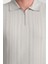 %100 Pamuk Erkek Fermuar Detaylı T-Shirt - Soft ve Basic Günlük Kullanım 3