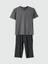 Yeni Sezon Standart Kalip Erkek Sortlu Pijama Takimi - S5FU30Z8 5