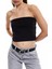 Yeni Sezon Pamuklu Straplez Kolsuz Slim Fit Crop Bluz 3