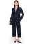 Lacivert Ginas Regular Fit Yüksek Bel Pantolon 1