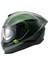 Y.100R Baron Mat Yeşil Kask 1