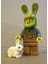 Orjinal LEGO Minifigür Easter Egg Hunt Fan 1