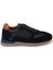 Lacivert Hakiki Deri Erkek Sneaker - E24I1AY56915-W32 3