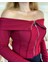 Madonna Yaka Bordo Bluz 3