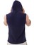 Icon Kapüşonlu Kolsuz T-Shirt Lacivert 2