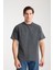 Erkek Pamuk Bisiklet Yaka Oversize T-Shirt - Yazlık Rahat ve Trendy Tarz 1