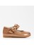 Doria Kız Bebek Soft Tabanlı Bronz Simli Rugan Babet AB1001-14 1