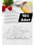 100 Adet Tek Kullanımlık Gıda Koruyucu Lastikli Tazeliği Koruyan Tencere Tabak Koruyucu Kapak Bonesi(20 Cm) 1