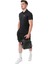 Tech Polo Yaka T-Shirt Siyah 3