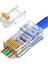 Yeni Nesil (Delikli - Açık Uçlu) Cat6 Ez RJ45 Jack (100 Adet) + Renkli Kılıf (50 Adet) 2