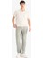 Yeni Sezon Yazlık Chino Kanvas Dokulu Pantolon Slim Fit Dar Kesim Cepli Dar Paça 3