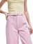 Yeni Sezon Düğmeli Kesik Geniş Paça Kemerli Pantolon - Wide Leg Jeans 3