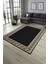 Elizza Collection Modern Salon ve Oturma Odası Halısı - Krem Siyah 1