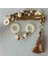 Wooden Set Plaj Model Ahşap Boncuk & Küpe Takı Seti 2