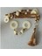 Wooden Set Plaj Model Ahşap Boncuk & Küpe Takı Seti 6