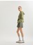 Yeni Sezon Panda Baskılı Kapüşonlu Kanguru Cepli Şardonlu Oversize Sweatshirt 2