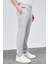 Erkek Gri Relaxed Fit Yandan Cepli Beli Lastikli Bağcıklı Duble Paça Jogger Pantolon BOLT-1998 4