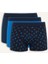 Yeni Sezon Regular Fit Desenli 3'lü Boxer 1