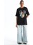 Yeni Sezon Bisiklet Yaka Mickey Mouse Baskili Kadin Tisort - S5GV17Z8 2