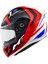 Gıvı 50.8 Racer Beyaz-Kırmızı-Siyah Kask 1