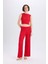 Yeni Sezon Wide Leg Geniş Paça Bürümcük Pantolon 2