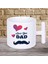 Love You Dad Baskılı Babalar Günü T Kupa Bardak 1