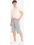 Yeni Sezon Slim Fit Dar Kesim Kargo Cepli Basic Düz Kapri Şort 4