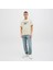 Jack&jones Star Erkek Ekru Yuvarlak Yaka Tişört 2