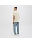 Jack&jones Star Erkek Ekru Yuvarlak Yaka Tişört 3