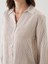 Yeni Sezon Cizgili Oversize Kadin Gomlek - S5M652Z8 3