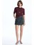 Yeni Sezon Standart Fit Kadin Jean Sort Etek - S53990Z8 1
