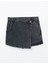 Yeni Sezon Standart Fit Kadin Jean Sort Etek - S53990Z8 5