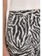 Yeni Sezon Straight Fit Gabardin Pantolon Zebra Desenli Normal Bel Standart Boy 5