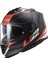 Storm 2 Nerve Mat Siyah-Kırmızı Kask 3