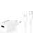 12W Speedcharger Qc 3.0 Üniversal Seyahat Şarj Aleti + Micro USB Kablo Seti 1