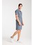 %100 Pamuk Erkek Keten Kombin – Slim Fit Gömlek ve Şort Takım | 5
