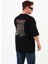 Old Tech-Oversize Tişört | Sırt Baskılı – Minimal Göğüs Desenli Unisex Tshirt 3