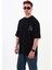 Old Tech-Oversize Tişört | Sırt Baskılı – Minimal Göğüs Desenli Unisex Tshirt 4