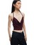 Yeni Sezon Slim Fit Boyundan Bağlamalı Crop Degaje Yaka Bluz 1