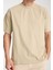 Erkek Pamuk Bisiklet Yaka Oversize T-Shirt - Yazlık Rahat ve Trendy Tarz 3
