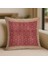 Kırmızı Motif Etnik Desenli Kilim Baskı Kırlent Kılıfı 1
