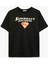 Superman Lisanslı Kısa Kollu Bisiklet Yaka Baskılı Oversize Tişört 5SKB10603TK 1