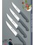 Sürmene Silver Serisi Gri Sap Mutfak Bıçak Seti Et Ekmek Sebze Meyve Kesme Bıçağı 4 Lü Set (SRM-013) 1