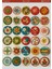 1 Adet Kırmızı Vintage Temalı Sticker (12X17 Cm) Bullet Journal,scrapbook, Ajanda ve Planlayıcı Için 1