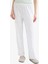 Yeni Sezon Regular Fit Pijama Takımı Kısa Kollu Üst Desenli Uzun Altı-Fall In Love 4