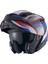 X.lıfetour Pro Mıle Mat Mavi-Kırmızı Kask 3