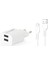 CTA-521DULB24 10W 5V 2.1A Çift USB + USB Kablolu Şarj Cihazı 1