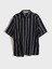 Yeni Sezon Regular Fit Kisa Kollu Cizgili Erkek Gomlek - S56046Z8 5